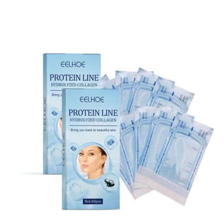 Ingen Nåle Absorberbar Guld Protein Linje Anti-rynke Opstrammende ansigtsbehandling Filler Fade Fine Linjer