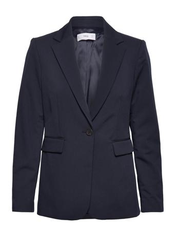 Boreal Blazers Single Breasted Blazers Navy Mango