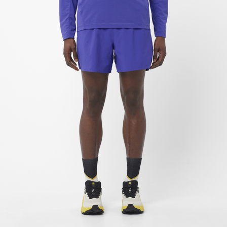 Salomon - Shorts Shkout Core Shorts 5" M - Liberty