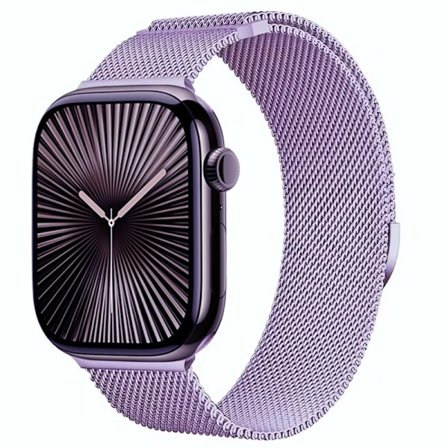 Milanese Armband för Apple Watch Band Ultra2 49mm 10 46mm 9 8 7 45mm 41mm Metall Magnetiskt Armband iWatch 6 5 4 SE2 44mm 40mm 42mm