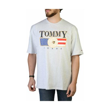 Tommy Hilfiger, T-Shirts Szary, Mężczyzna, Rozmiar: M