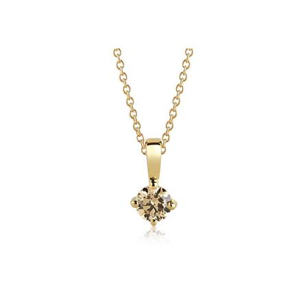 Sif Jakobs, Necklace Princess Round Geel, Dames, Maat:ONE Size