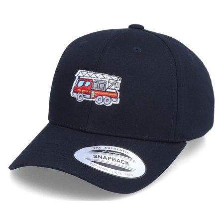 Kiddo Cap - Svart adjustable Keps - Kids Fire Truck Black Adjustable @ Hatstore