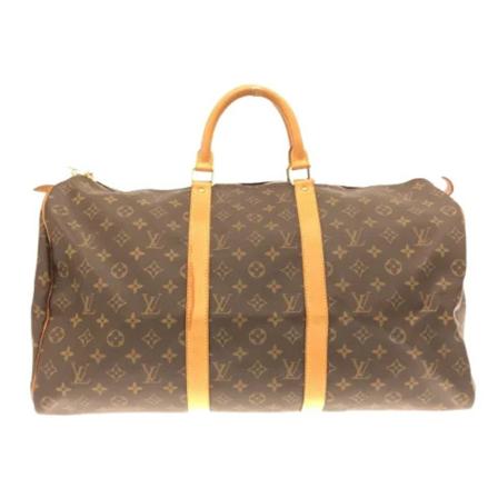 Louis Vuitton Vintage Pre-owned Canvas travel-Väska brun, unisex Vintage Väskor, unisex, Storlek: ONE SIZE