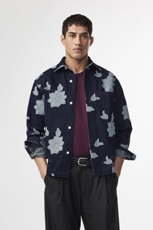 NN.07 Adwin 50018 Hemd Herren Blau Baumwolle