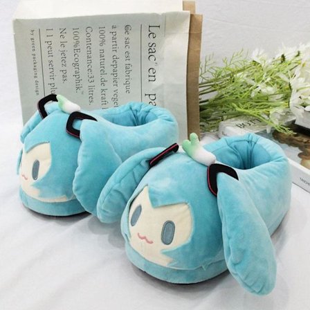 Muhkeat tohvelit, sisäkäyttöön tarkoitetut puuvillatohvelit pariskunnille, kotikäyttöön sopivat All-inclusive Hatsune Miku