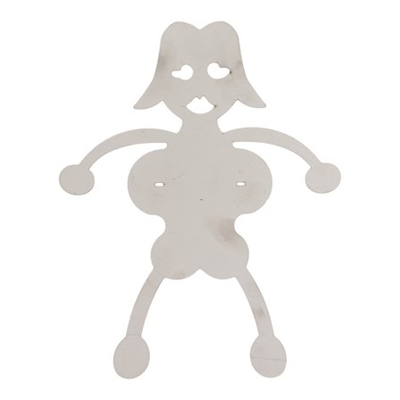 Genanvendelige Grillspyd i Rustfrit Stål med Pige-mønster