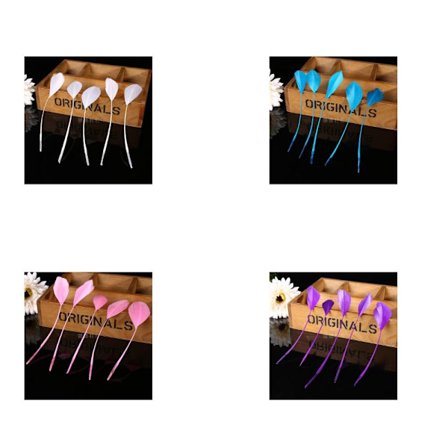 Gåsefjær Fjærdekorasjon Naturlige fjær