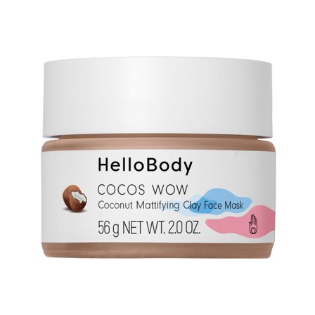 HELLO BODY Cocos Wow 50ml - Maschera Purificante viso
