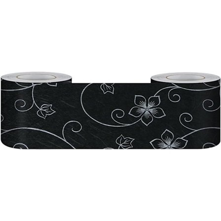 Tapetbort Selvværdende Vægbort Tapetbort Selvværdende til Køkken, Badeværelse, Loft, Stue, Soveværelse Vægdekoration Sort P