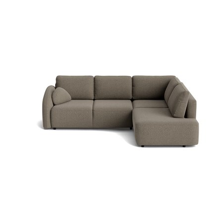 Trieste hjørnesovesofa, højrevendt | open end - Nordic Grå - 265x215x86 - Sofa, sovesofa