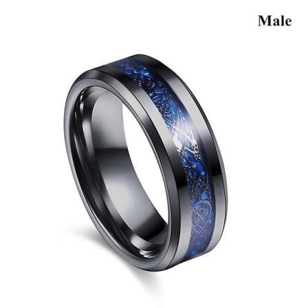 Populært par romantisk parring mote smykker jubileum bryllup svart hjerte kubisk zirkonia ring sett elsker gave Female