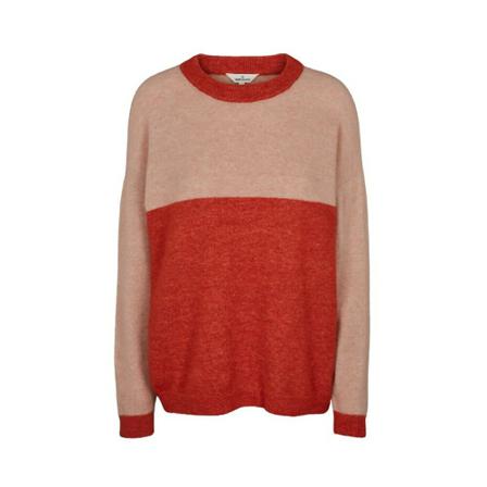 Basic Apparel Claudine Sweater Orange, Dame