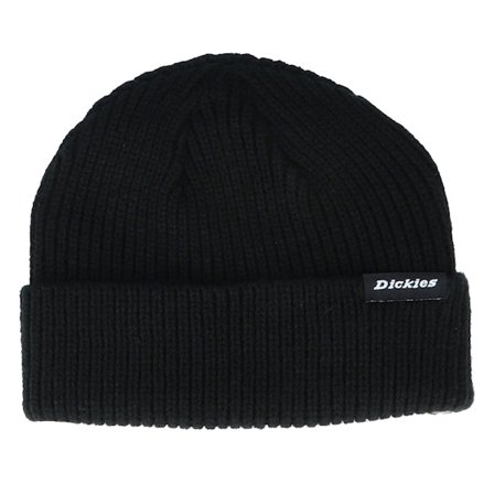 Dickies - Svart cuff Beanie - Woodworth Black Cuff @ Hatstore