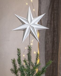 Toppstjärna Isa Vit - Jul - Star Trading