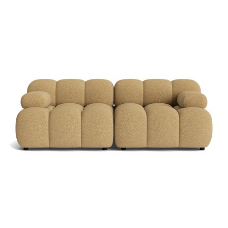 Puffy 2 personers sofa - Puente Gul - 190x95x64 - Sofa, 2 personers sofa
