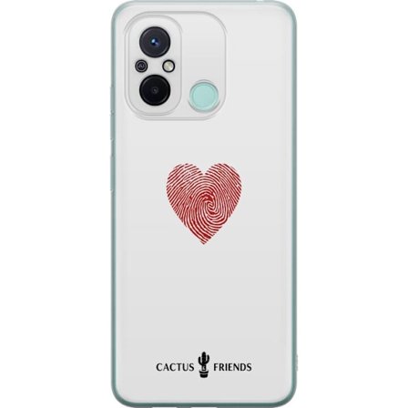 Yhteensopiva Puhelinkuori Xiaomi Xiaomi Redmi 12C Cactus and Friends - Fingerprint Love
