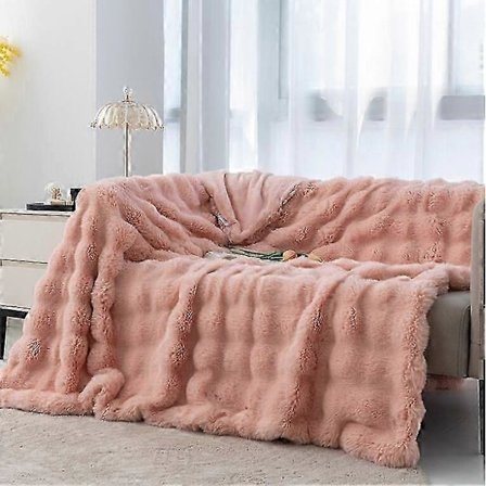 Plysjteppe Supermykt Varmt Fleecepledd Kompatibelt med Hjemmekomfort