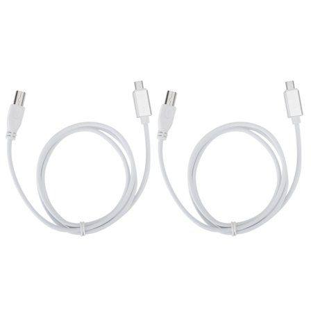 2 st V8 Elektrisk Piano MIDI-kabel Micro USB till B-typ Kompatibel Surfplatta PC