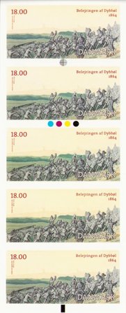 Danmark 2014 - AFA 1771 - Stribe - Postfrisk