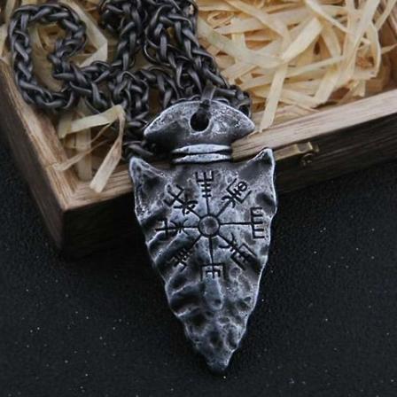 Zinklegering Spear hänge halsband män S smycken