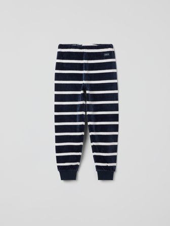 Gestreifte Hose - 110 - kinderbekleidung - blue - Polarn O. Pyret
