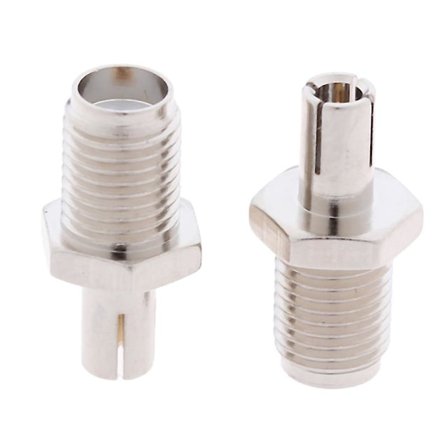 2st SMA Hona Jack till TS9 Hane Plugg RF Koaxial Adapter Kontakt HFMQV
