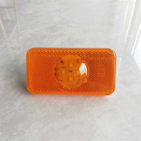 8 stk. 24V LED Sidemarkeringslys til Lastbil Signal Sidelygter til Volvo Fh Fm Fl Lastbil Lys Gul Partnummer