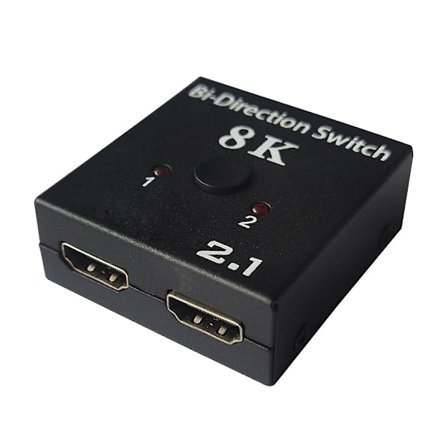 Hdmi 2.1 Switch 1 ind 2 ud 8k@30hz Hdmi Splitter, Bidirektionel Hdmi Switcher