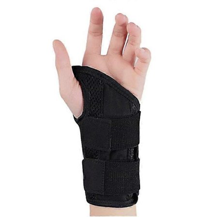 Justerbar blød håndledsbeskytter til fitnesscenter tilbehør Metal håndledsskinne Skade Smertelindring Karpaltunnel Håndledsstøtte