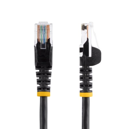 StarTech 5m Black Cat5e / Cat 5 Snagless Patch Cable 5 m - koblingskabel - 5 m - svart