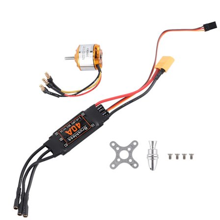 2212 1000KV Borstlös Motor 40A ESC Set för RC Drone Helikopter FPV Modell