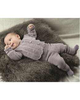 Ohje Vauvan takki Liila-Lang Yarns