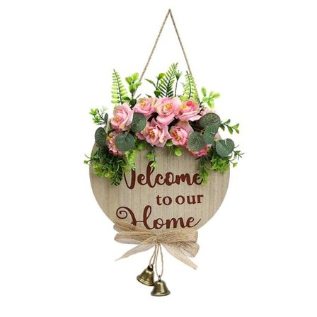 Puinen tervetulolaatta Stereoskooppinen tervetuliaiskyltti Tervetuloa