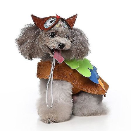 Mimigo Valp Hund Husdjurskläder Luvtröja Varm valp Höst Vinterkappa Doggy Mode Jumpsuit Kläder Halloween Cosplay Owl