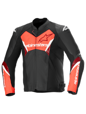 Blouson Moto Alpinestars Faster V3 Airflow Noir/Rouge 50
