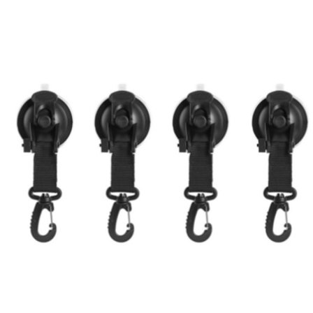 4-pak bilfortelt telt sugekop