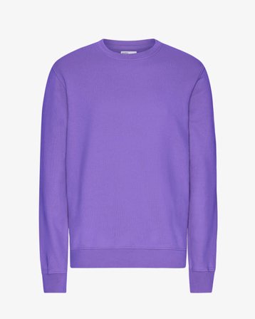 Classic Organic Crew - Ultra Violet - Male - XL - Sustainable material - Ethical production