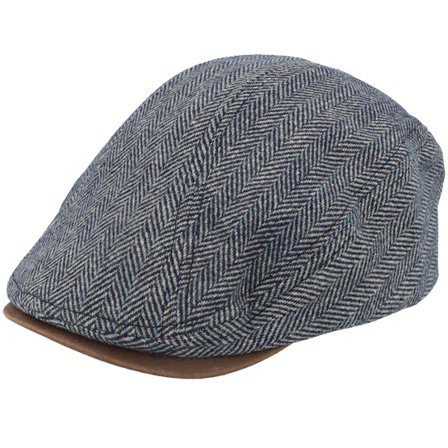 Upfront - Šedá flatcap Kšiltovka - Crosby Sixpence Dark Grey Flat Cap @ Hatstore