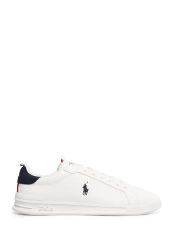 Polo Ralph Lauren Heritage Court Ii Leather Sneaker - White - 47