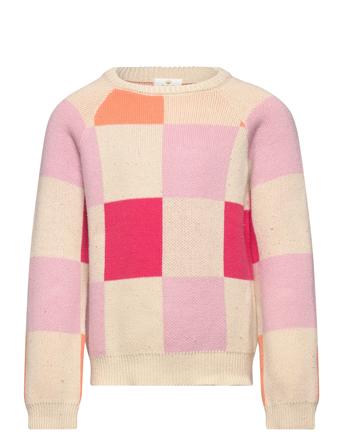 Tnolly Check Pullover Tops Knitwear Pullovers Multi/patterned The New