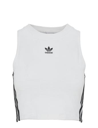 Adicolor Classics Cropped Tank Top W White Adidas Originals