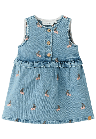 Lil'Atelier NBFDEVA DNM EMB SPENCER 2024-ES LIL Överdelar & bodies Dam Blå 86