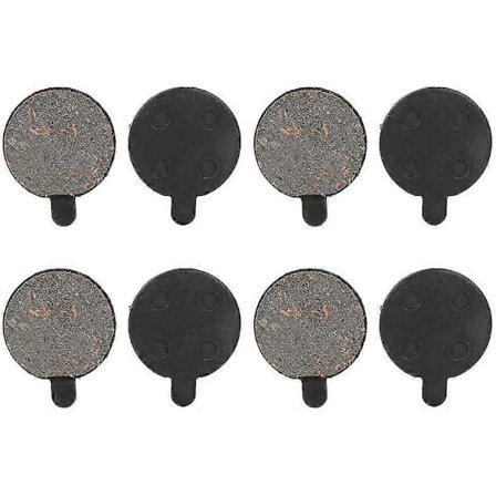 Bremseskivebelegg for sykkel, 4 par semi-metalliske belegg, sykkelbremsebelegg