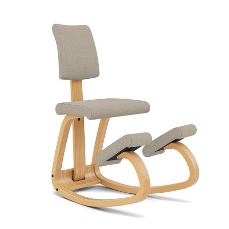 Varier Furniture Variable Plus - Brown Wool - Light brown base