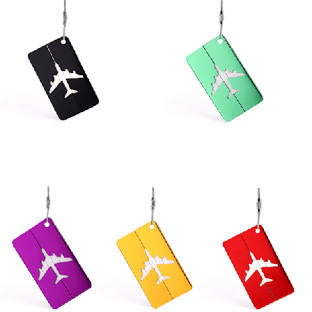 Bagagemærker - Bagagemærker 5-pak