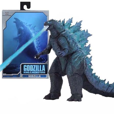 Godzilla 2019 Film Nuclear Jet Energy Version Modell Dekoration Blå