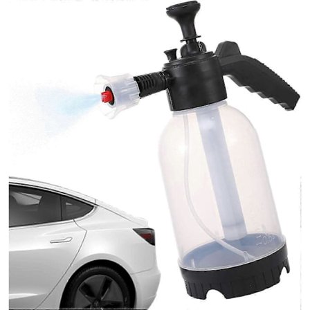 Tryksprøjteflaske, 2L Bærbar Trykskumssprøjte til Plæne - Rig Skumsprøjte til Hjemmet, Plænen, Haven, Bilpleje WCW