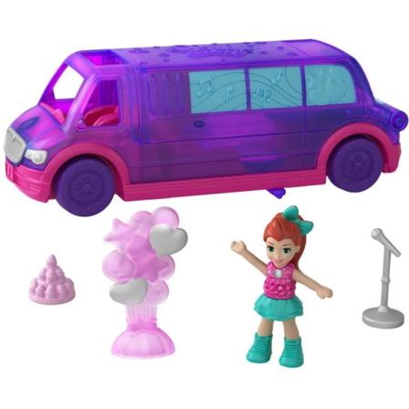 Mattel Polly Pocket Playset Party-Limo 16,5cm - Barn - Leksaker - Figurer
