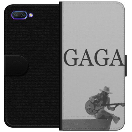 Yhteensopiva Lompakkokotelo Honor 10 Stitch ympäröity mustikoilla söpössä kawaii-tyylisessä nallekarhussa